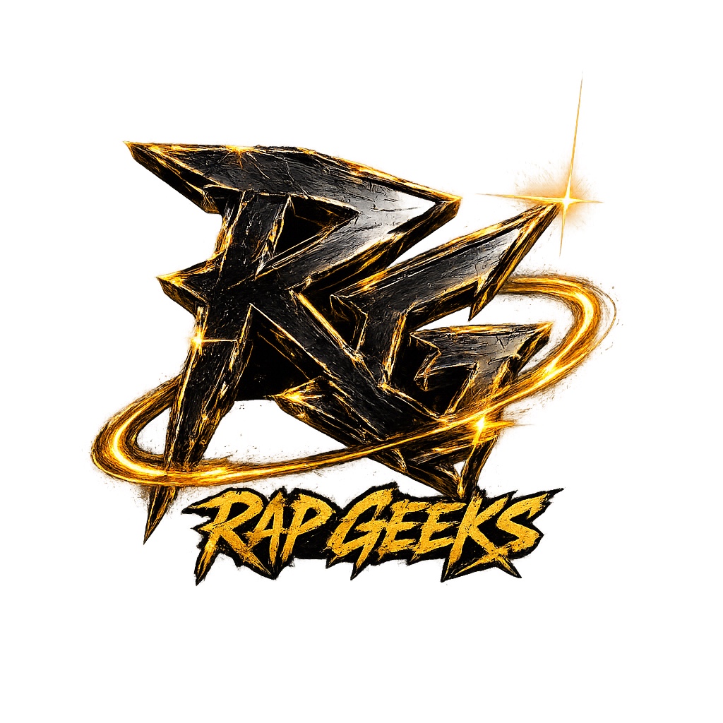 RapGeeks black and gold RG logo